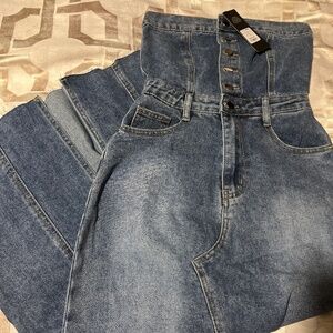 FASHION NOVA JEAN DRESS